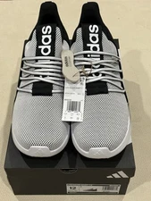 Adidas Men’s Lite Racer Adapt 7.0 Black/Grey/White Shoes/Sneakers Size 12 NEW