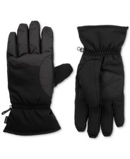 Isotoner Signature E4823 Men's Touchscreen Waterproof Sport Gloves - Black LG