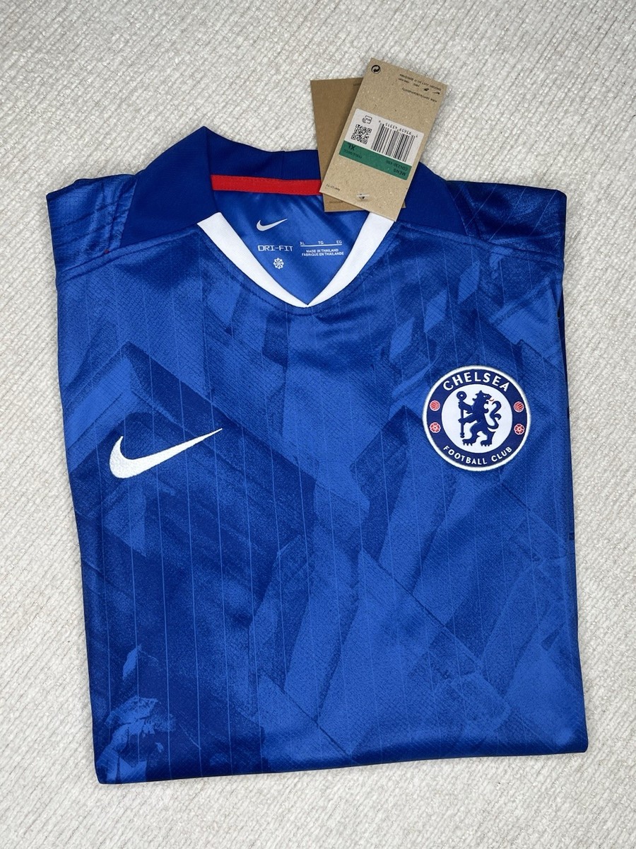 NIKE Chelsea FC DRI-FIT XL お値下げ中！ Nike Chelsea FC Dri-FIT Polyester Short Sleeve Soccer Jersey Blue