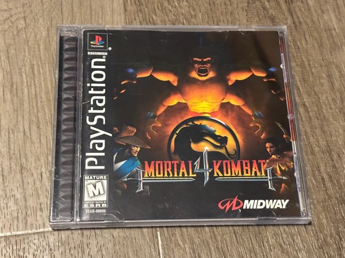 Mortal Kombat 4 Playstation 1 PS1 Completo En Caja + Tarjeta Reg Auténtica