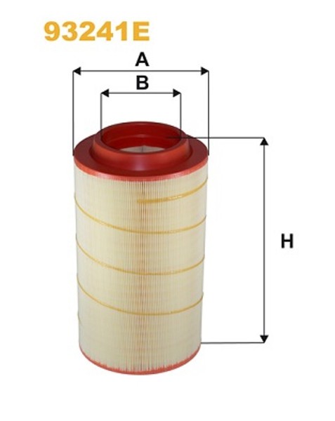 WIX Filters Luftfilter 93241E Filtereinsatz FüR Agrotron Deutz Iveco Streetway-image