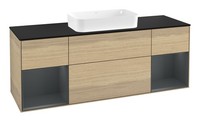 Villeroy & Boch Finion Waschbeckenunterschrank FüR Becken Mittig Regal Links...