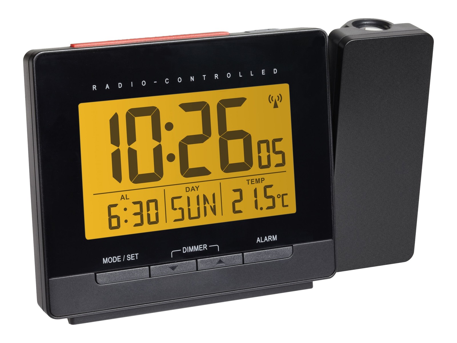 TFA 60.5016.01 Digital Alarm Clock Black Plastic -10 50 °C Temperature Time
