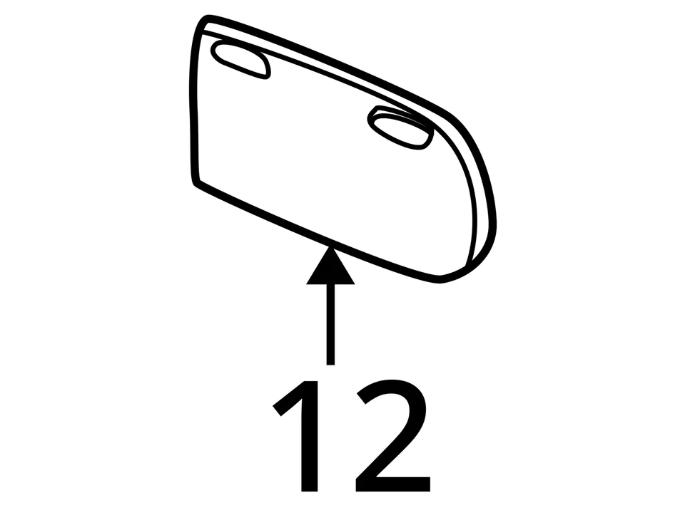 COMPARTIMENTO PONTIAC AZTEK 2001-2005 88895139 - NUEVO OEM 88895139 Foto 3 de 3