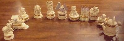 Lenox Treasures Trinket Boxes Set of 11