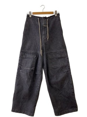 Mens KAPITAL KAPITAL Bottom M Cotton BLK k2310lp094 Frayed Hem
