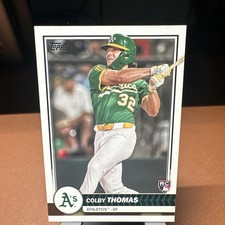Topps 2026 Series 1 Colby Thomas Rookie Base Set #67 Athletics Baseball