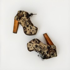 Jeffrey Campbell Tapestry Dog Heels Gr. 38 Stiefeletten