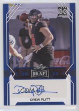 2022 Leaf Draft Auto Blue Drew Plitt #BA-DP1 Auto 0hx5