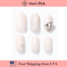 Dashing Diva Magic Press “Heart Beam ”  Long Oval ( 🇺🇸US Seller) - Rare Design