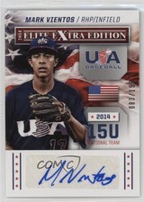 2014 Elite Extra Edition USA Baseball 15U Signatures /199 Mark Vientos Auto 0c6