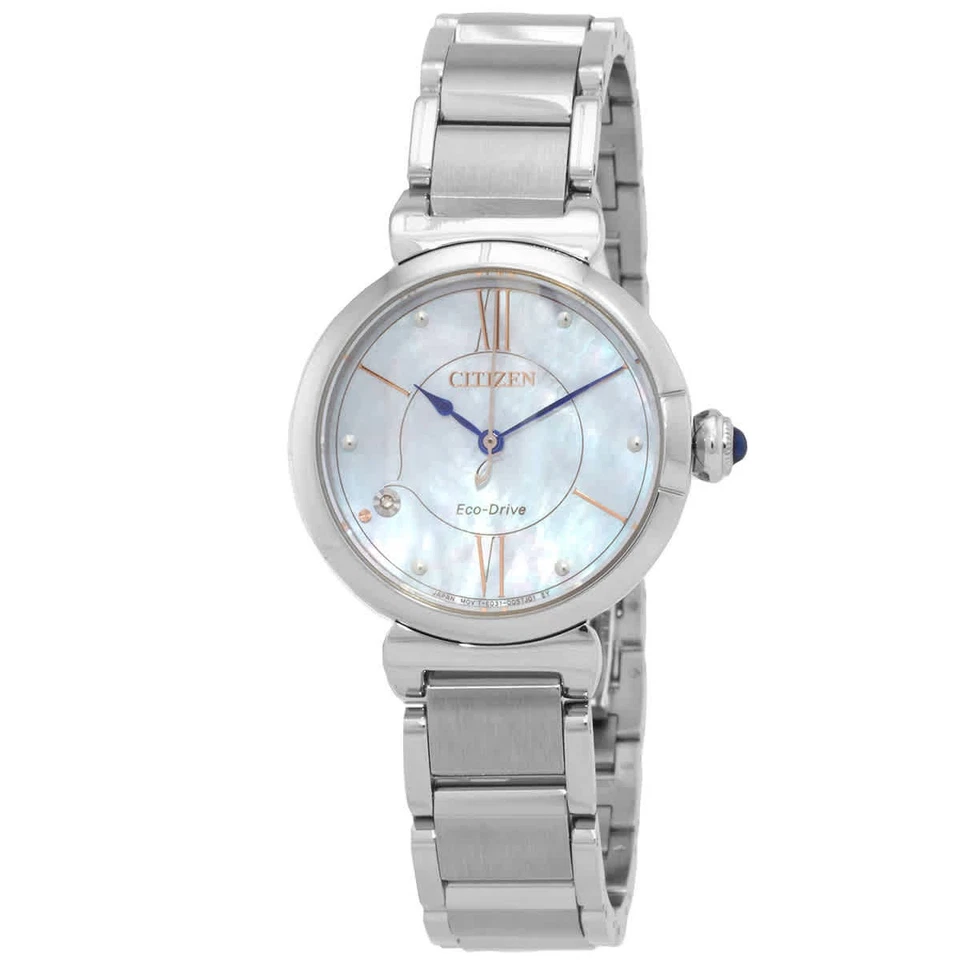 Reloj Citizen Serie L Eco-Drive esfera mop para dama EM1070-83D