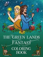 J. Houser | The Green Lands Fantasy Coloring Book | Taschenbuch | Englisch