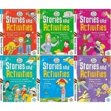 Biff Chip And Kipper - Phonics Stories And Activities Pack - 6 Books Collection