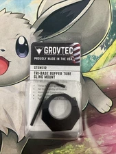 GrovTec US Tri-Base  Tube Sling Mount, Black, GTSW312 Gun Sling Hardware