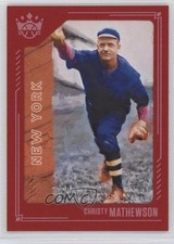 2021 Panini Diamond Kings Red Framed Christy Mathewson #16 HOF 1le1