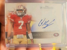 2011 Topps Precision Blue Ink Colin Kaepernick Auto RC #105