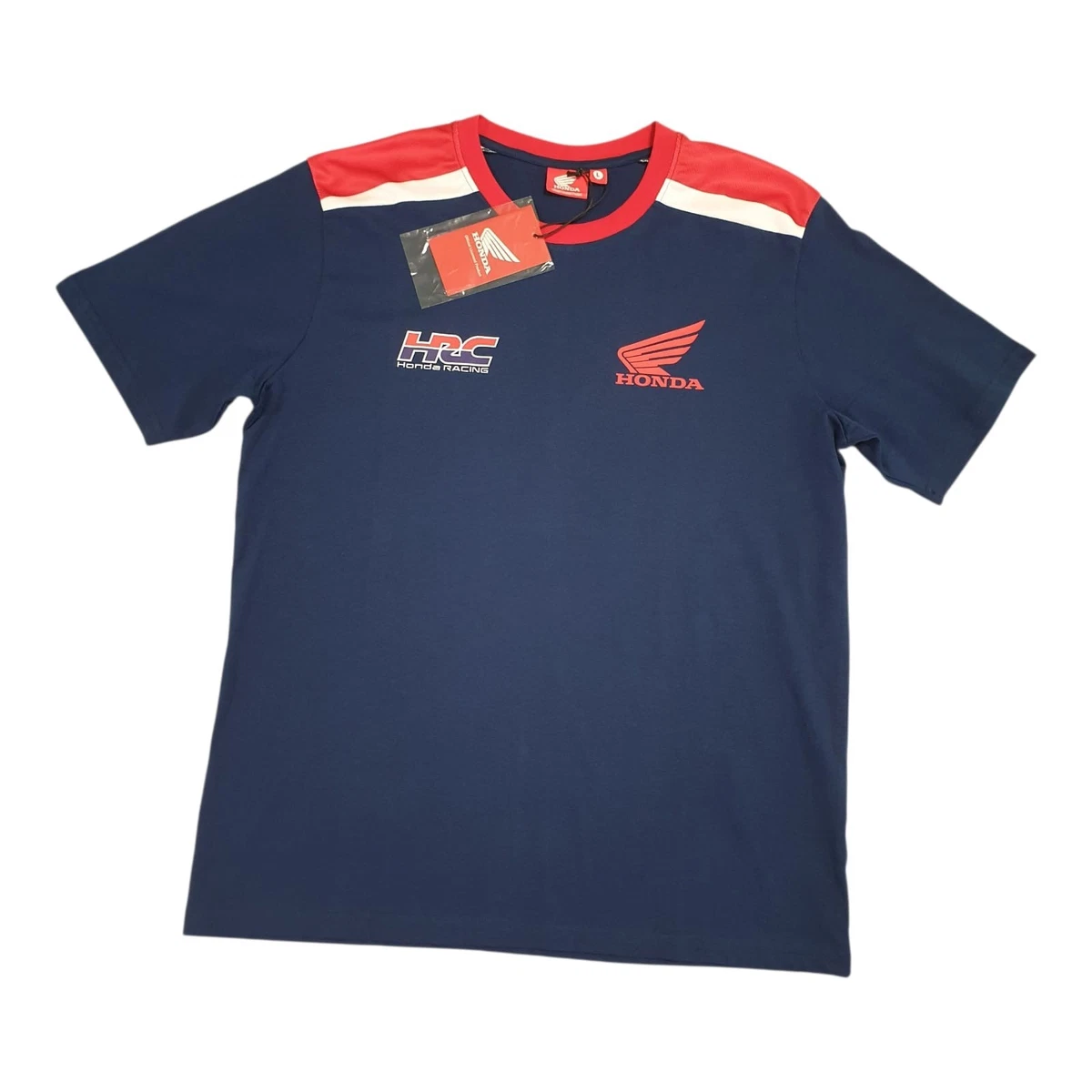 T-Shirt Uomo Moto Racing Girocollo - Manica Corta, Tessuto Poliestere Per Fitness E Sport