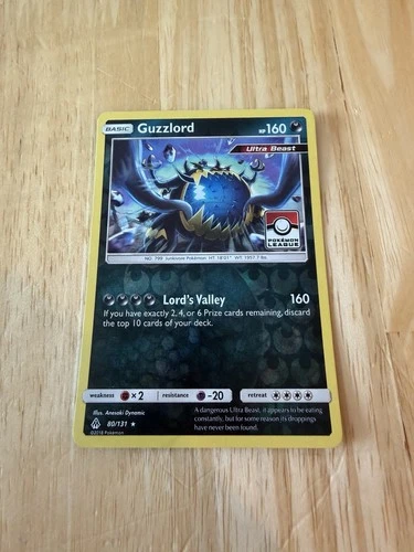 Guzzlord 80/131 Pokemon League Reverse Holo Promo NM See Pictures - product listing photo