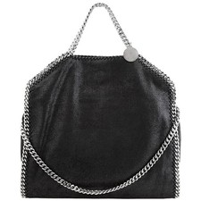 Stella McCartney Falabella Fold Over Black La...