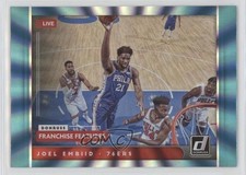 2021-22 Panini Donruss Franchise Features Holo Teal Laser Joel Embiid #8 15je