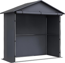 Tenda Garage 1.1X2 M Con Ingresso Avvolgibile, Corde E Picchetti, Garage per Est