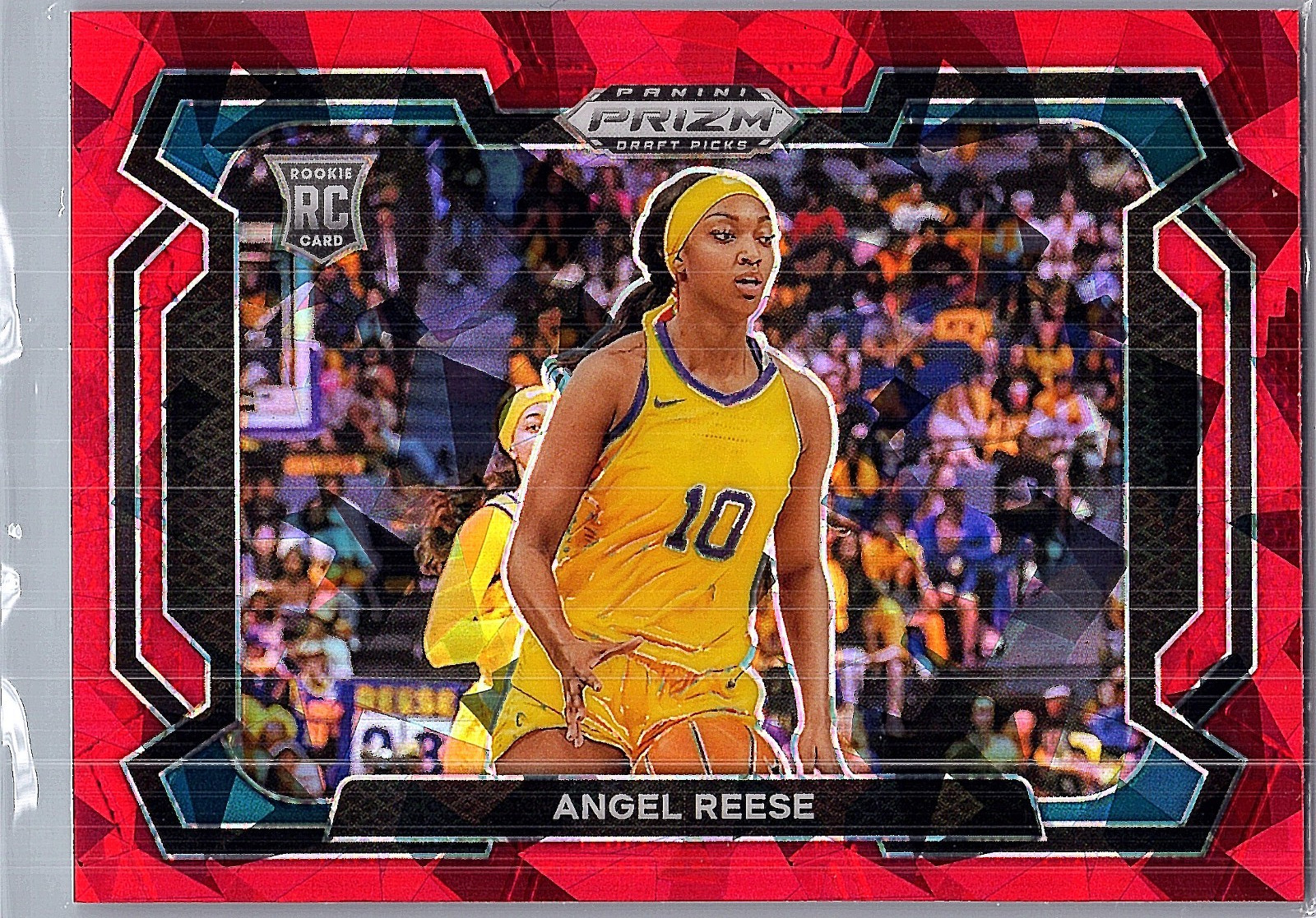 2024-25 Panini Prizm Draft Picks - Angel Reese #38 Red Ice Prizm Variations (RC)