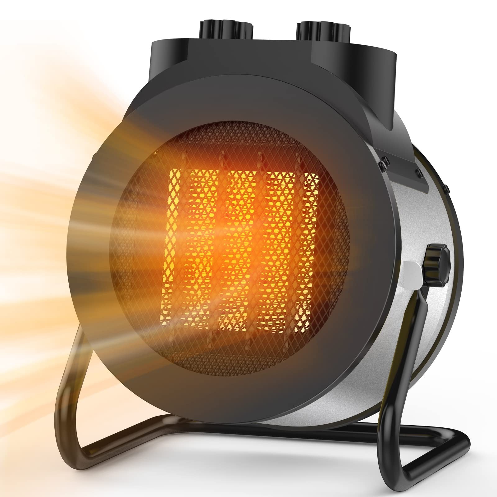 S For Indoor Use, 1500w Ptc Electric Heater With 90°adj
