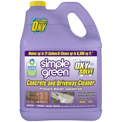 Oxy Solve Concrete Cleaner, Unscented 128 Fl.Oz