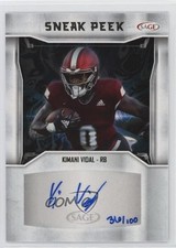 2024 SAGE HIT Low Series Sneak Peek Gold 36/100 Kimani Vidal #SPA-KV Auto qf8