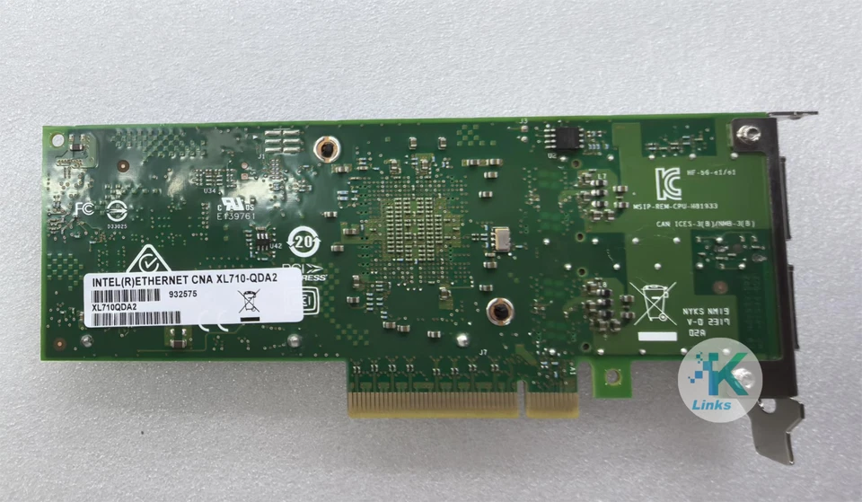 Intel XL710-QDA2 Dual Port 40Gigabit PCIe x8 Ethernet Converged Network  Adapter - Image 4 of 4