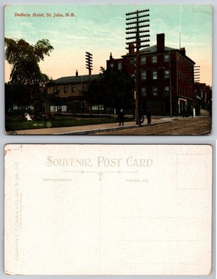 Dufferin Hotel Saint John Canada Postcard
