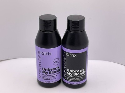 Matrix Total Results Unbreak My Blonde Shampoo & Conditioner 1.7oz Travel Set