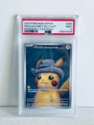 2023 Pokemon SVP En Pokemon X Van Gogh #085 Pikachu Grey Felt Hat PSA 9 MINT