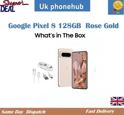 Google Pixel 8 128GB / Roségold Top Zustand Unlocked Pink