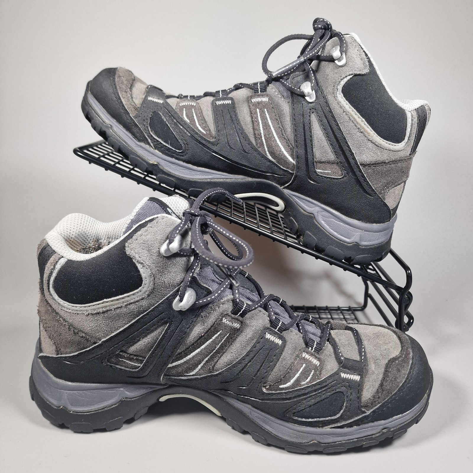 Stivali da trekking Salomon donna taglia 5 grigio ellisse passeggio outdoor