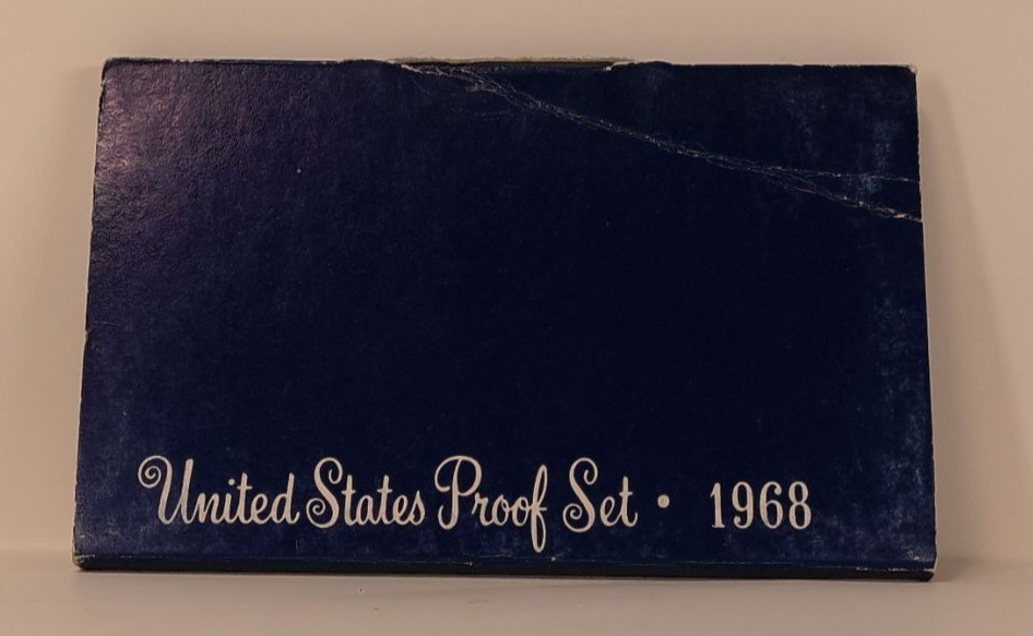 コレクション UNITED STATES PROOF SET 1968 S UNITED STATES MINT PROOF SET. ( OVER HALF OF A