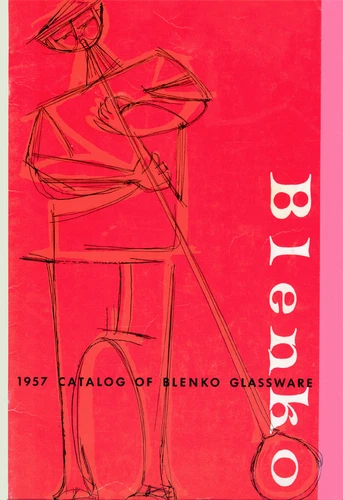 Blenko Glass 1957 Catalog Reprint + Williamsburg Repros, Mid-Century Modern MCM