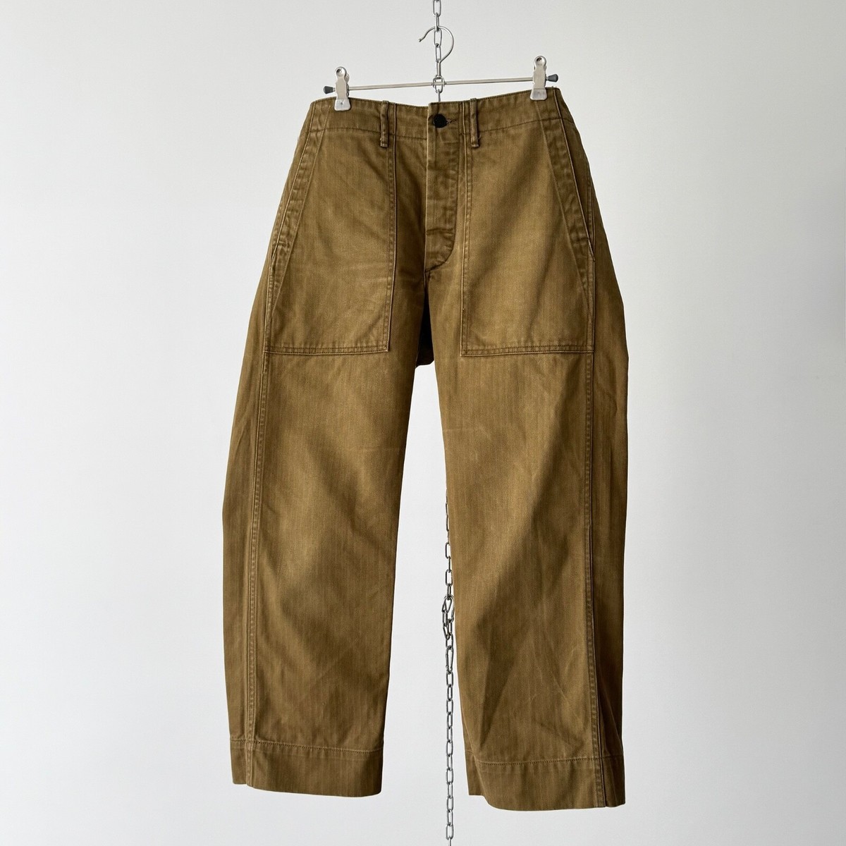 Men's RRL Double Ralph Lauren US Army Khaki HBT Fatigue
