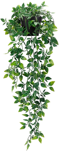 Fake Hanging Plants, Artificial Small Potted Plants for Indoor Outdoor Aesthetic - Picture 11 of 12