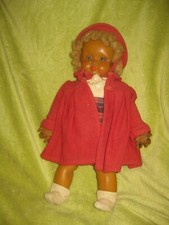 Poupée ancienne caoutchouc LAFLEX de 38 cm