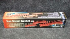 Hansen 9301 3-pc Sae Socket Tray Set 12 38 14 Dr Deep Well Sh-36 Hansen 9301 3-pc Sae Socket Tray Set 12 38 14 Dr Deep Well Sh-36