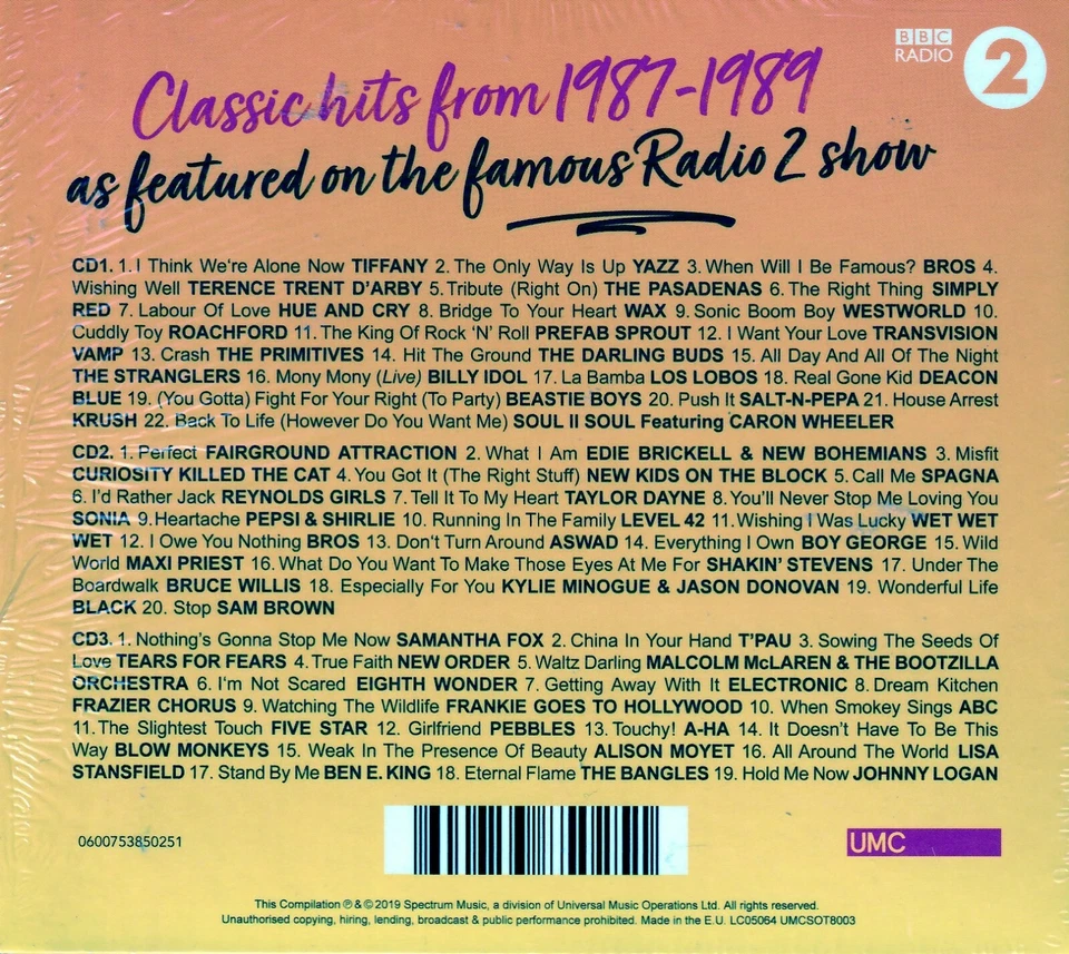 I think we`re alone now / 1987-1989 (3 CDs, NEU/OVP) - Bild 2 von 2