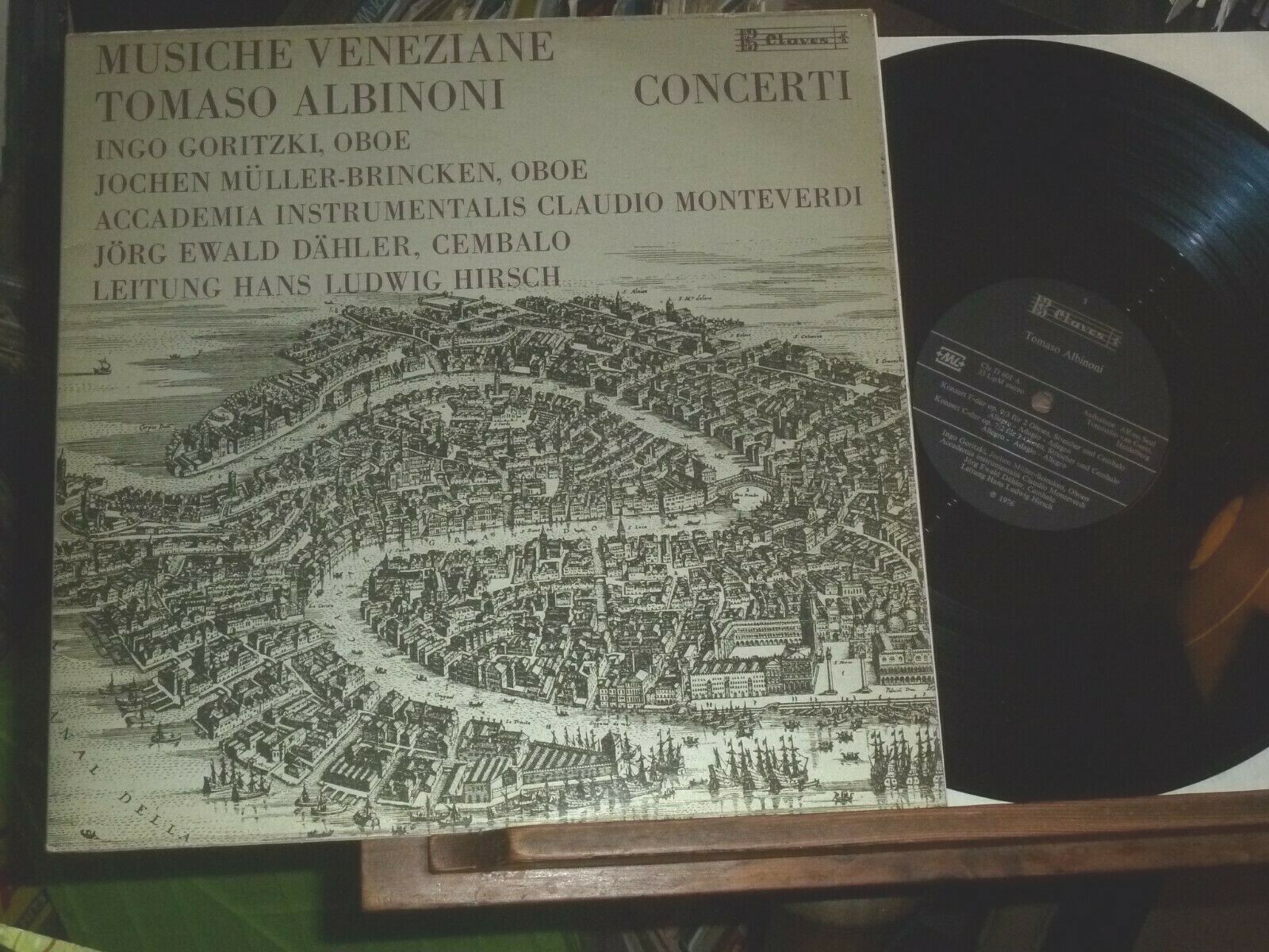 1976 Audiophile Claves SWISS Press Albinoni Oboe Music from Venice Goritzki NM