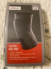 BCG Basketball Knee Pads Adult BLACK Size S/M Stretchy NIB