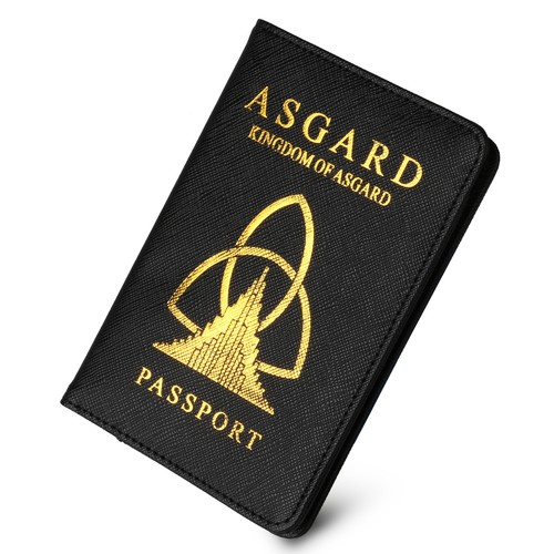 The Avenger Wakanda Hydra Hogwarts Passport Cover RFID Blocking Credit Card Case - Picture 32 of 43