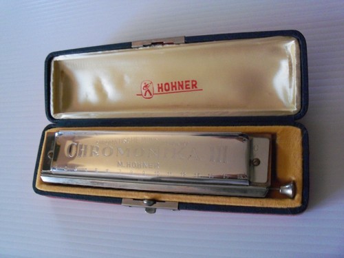 "CHROMONIKA III" CHROMATISCHE MUNDHARMONIKA MODEL 280 "C" HARMONICA WITH BOX - Picture 7 of 13