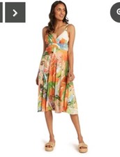 Jams World Ci Ci Babydoll Sundress Akala Monstera M Hawaiian Floral READ