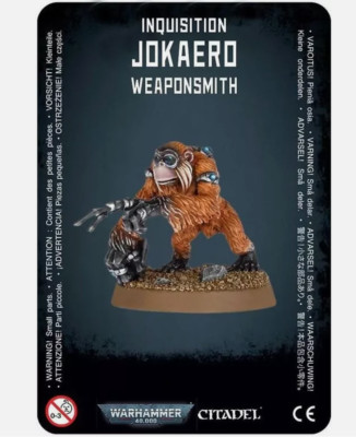 Jokaero Weaponsmith  Warhammer 40K Agents of the Imperium New in Box OOPfinecast