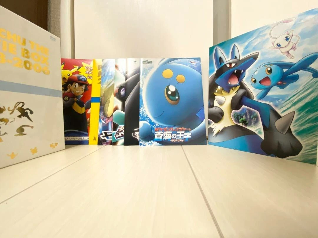 PIKACHU THE MOVIE BOX 1998-2002 2003-2006 Pokemon the Movie Japanese Rare DVD